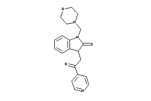 3-[2-keto-2-(4-pyridyl)ethyl]-1-(morpholinomethyl)oxindole