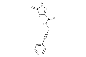 5-keto-N-(3-phenylprop-2-ynyl)-1,4-dihydro-1,2,4-triazole-3-carboxamide