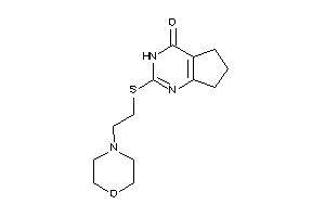 Image of 2-(2-morpholinoethylthio)-3,5,6,7-tetrahydrocyclopenta[d]pyrimidin-4-one