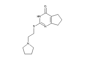 Image of 2-(2-pyrrolidinoethylthio)-3,5,6,7-tetrahydrocyclopenta[d]pyrimidin-4-one