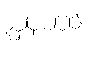 N-[2-(6,7-dihydro-4H-thieno[3,2-c]pyridin-5-yl)ethyl]thiadiazole-5-carboxamide