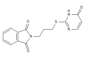 2-[3-[(6-keto-1H-pyrimidin-2-yl)thio]propyl]isoindoline-1,3-quinone