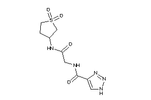 N-[2-[(1,1-diketothiolan-3-yl)amino]-2-keto-ethyl]-1H-triazole-4-carboxamide