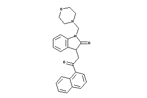 3-[2-keto-2-(1-naphthyl)ethyl]-1-(morpholinomethyl)oxindole