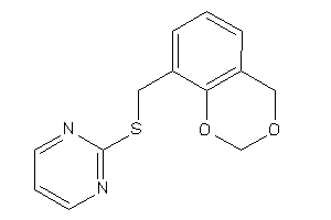 2-(4H-1,3-benzodioxin-8-ylmethylthio)pyrimidine