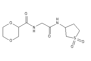 N-[2-[(1,1-diketothiolan-3-yl)amino]-2-keto-ethyl]-1,4-dioxane-2-carboxamide