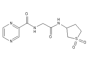 N-[2-[(1,1-diketothiolan-3-yl)amino]-2-keto-ethyl]pyrazinamide