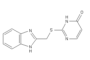 2-(1H-benzimidazol-2-ylmethylthio)-1H-pyrimidin-6-one