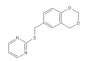 2-(4H-1,3-benzodioxin-6-ylmethylthio)pyrimidine