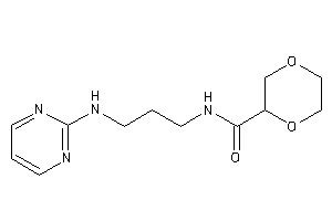 Image of N-[3-(2-pyrimidylamino)propyl]-1,4-dioxane-2-carboxamide