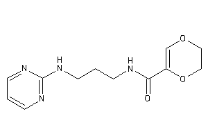 N-[3-(2-pyrimidylamino)propyl]-2,3-dihydro-1,4-dioxine-5-carboxamide