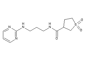 1,1-diketo-N-[3-(2-pyrimidylamino)propyl]thiolane-3-carboxamide