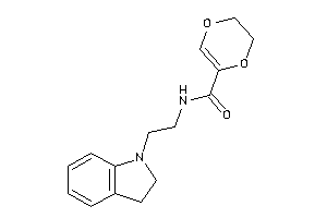 N-(2-indolin-1-ylethyl)-2,3-dihydro-1,4-dioxine-5-carboxamide