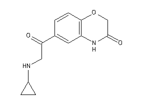 6-[2-(cyclopropylamino)acetyl]-4H-1,4-benzoxazin-3-one