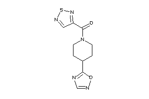 [4-(1,2,4-oxadiazol-5-yl)piperidino]-(1,2,5-thiadiazol-3-yl)methanone