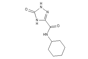 N-cyclohexyl-5-keto-1,4-dihydro-1,2,4-triazole-3-carboxamide