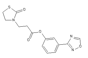 3-(2-ketothiazolidin-3-yl)propionic Acid [3-(1,2,4-oxadiazol-3-yl)phenyl] Ester