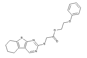 2-(5,6,7,8-tetrahydrobenzothiopheno[2,3-d]pyrimidin-2-ylthio)acetic Acid 2-phenoxyethyl Ester