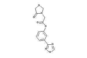 2-(4-ketothiazolidin-3-yl)acetic Acid [3-(1,2,4-oxadiazol-3-yl)phenyl] Ester