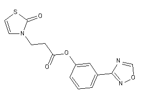 3-(2-keto-4-thiazolin-3-yl)propionic Acid [3-(1,2,4-oxadiazol-3-yl)phenyl] Ester