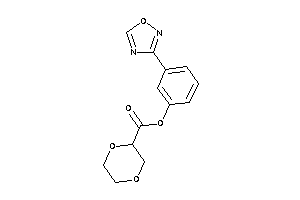 1,4-dioxane-2-carboxylic Acid [3-(1,2,4-oxadiazol-3-yl)phenyl] Ester