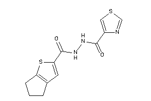 N'-(5,6-dihydro-4H-cyclopenta[b]thiophene-2-carbonyl)thiazole-4-carbohydrazide