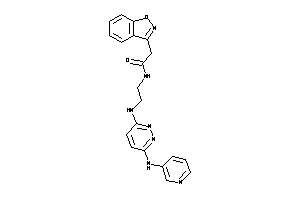 2-indoxazen-3-yl-N-[2-[[6-(3-pyridylamino)pyridazin-3-yl]amino]ethyl]acetamide