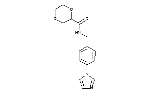 N-(4-imidazol-1-ylbenzyl)-1,4-dioxane-2-carboxamide