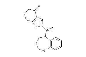 2-(3,4-dihydro-2H-1,5-benzothiazepine-5-carbonyl)-6,7-dihydro-5H-benzofuran-4-one