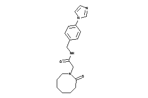 Image of N-(4-imidazol-1-ylbenzyl)-2-(2-ketoazocan-1-yl)acetamide