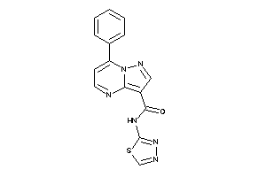 7-phenyl-N-(1,3,4-thiadiazol-2-yl)pyrazolo[1,5-a]pyrimidine-3-carboxamide