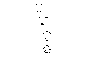 2-cyclohexylidene-N-(4-imidazol-1-ylbenzyl)acetamide