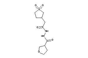 N'-[2-(1,1-diketothiolan-3-yl)acetyl]tetrahydrofuran-3-carbohydrazide