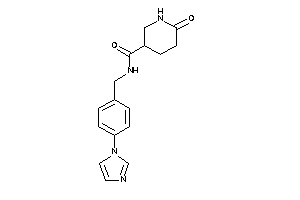 N-(4-imidazol-1-ylbenzyl)-6-keto-nipecotamide