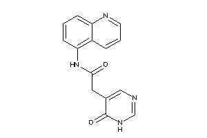 2-(6-keto-1H-pyrimidin-5-yl)-N-(5-quinolyl)acetamide