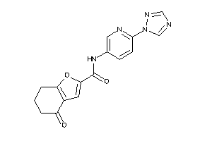 4-keto-N-[6-(1,2,4-triazol-1-yl)-3-pyridyl]-6,7-dihydro-5H-benzofuran-2-carboxamide