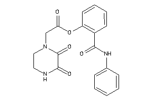 2-(2,3-diketopiperazino)acetic Acid [2-(phenylcarbamoyl)phenyl] Ester