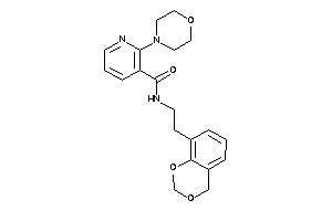 N-[2-(4H-1,3-benzodioxin-8-yl)ethyl]-2-morpholino-nicotinamide