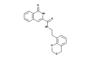 N-[2-(4H-1,3-benzodioxin-8-yl)ethyl]-1-keto-2H-isoquinoline-3-carboxamide