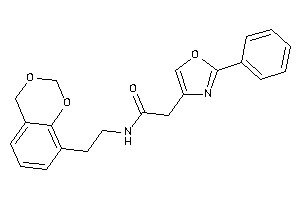 N-[2-(4H-1,3-benzodioxin-8-yl)ethyl]-2-(2-phenyloxazol-4-yl)acetamide