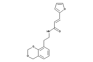 N-[2-(4H-1,3-benzodioxin-8-yl)ethyl]-3-(2-furyl)acrylamide