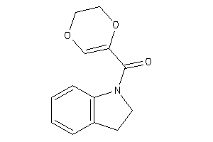 2,3-dihydro-1,4-dioxin-5-yl(indolin-1-yl)methanone