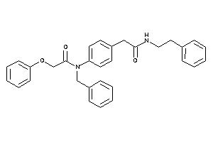 Image of 2-[4-[benzyl-(2-phenoxyacetyl)amino]phenyl]-N-phenethyl-acetamide