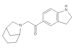 2-(6-azabicyclo[3.2.1]octan-6-yl)-1-indolin-5-yl-ethanone