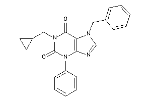 7-benzyl-1-(cyclopropylmethyl)-3-phenyl-xanthine