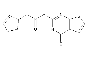 2-(3-cyclopent-2-en-1-yl-2-keto-propyl)-3H-thieno[2,3-d]pyrimidin-4-one