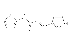 3-(1H-pyrrol-3-yl)-N-(1,3,4-thiadiazol-2-yl)acrylamide