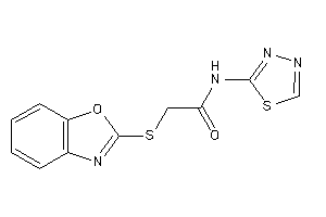 2-(1,3-benzoxazol-2-ylthio)-N-(1,3,4-thiadiazol-2-yl)acetamide