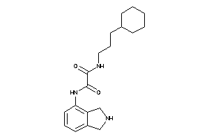 N-(3-cyclohexylpropyl)-N'-isoindolin-4-yl-oxamide