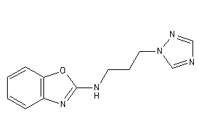 1,3-benzoxazol-2-yl-[3-(1,2,4-triazol-1-yl)propyl]amine